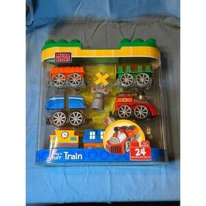 Mega Bloks Tiny 'N' Tuff Train Set & Railway New 2003
